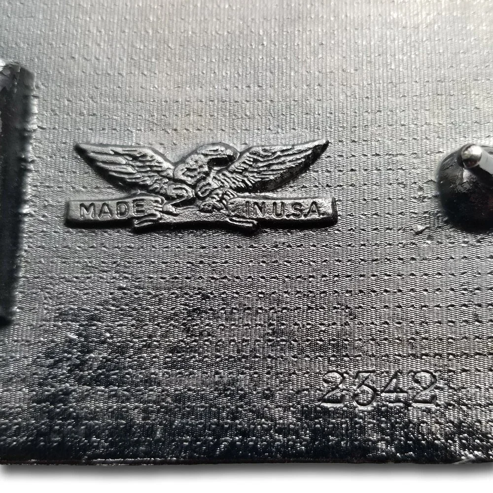 Vintage Belt Buckle American Fire Fighter Fire Department Fire House Fire Engine